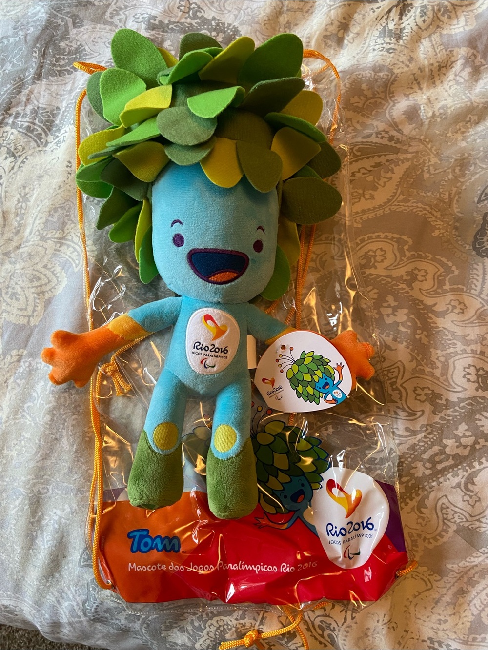 Tom Tree Rio 2016 Paralympic Games Mascot Plush